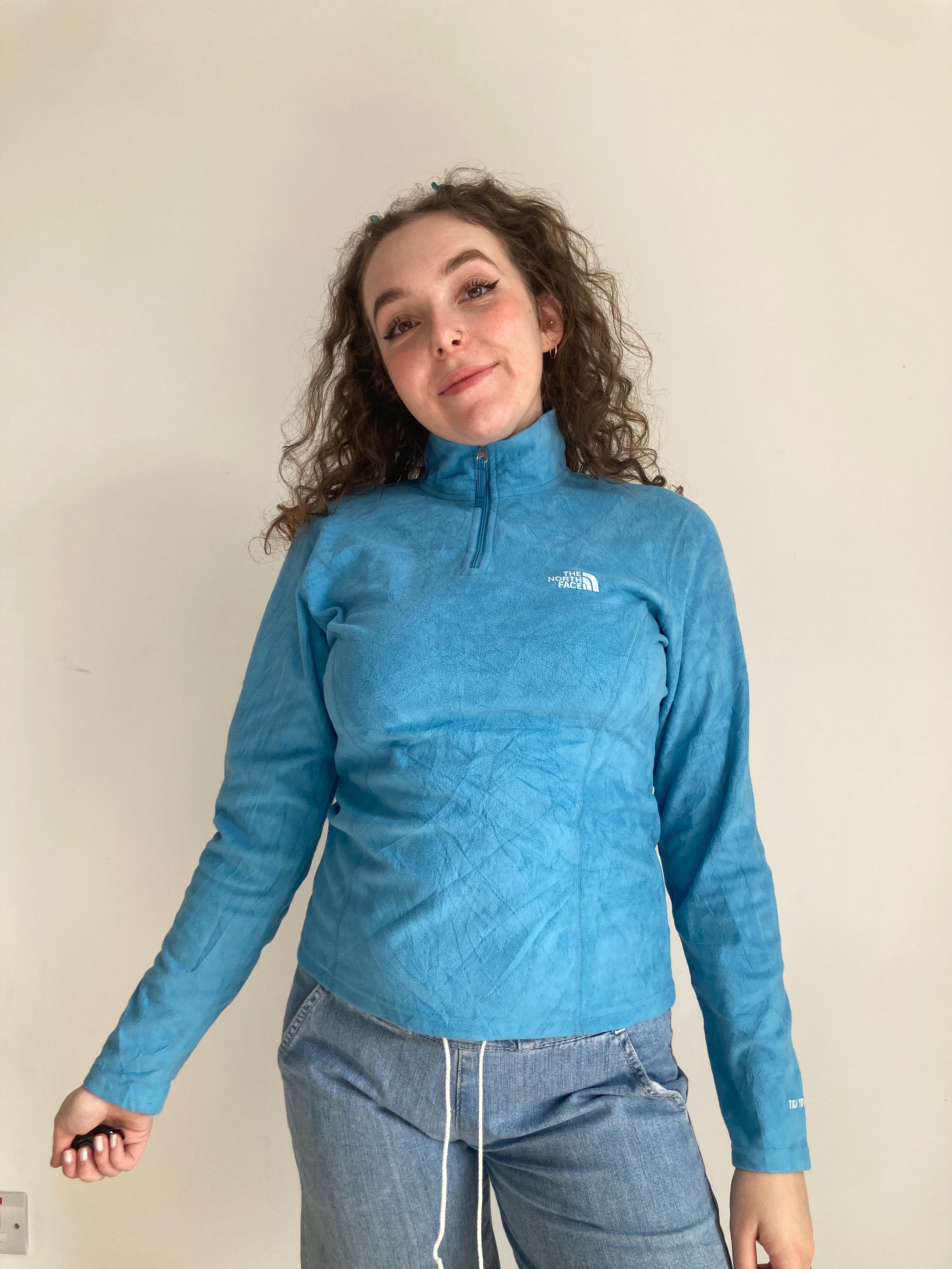 Half zip fleece womens vintage on sale