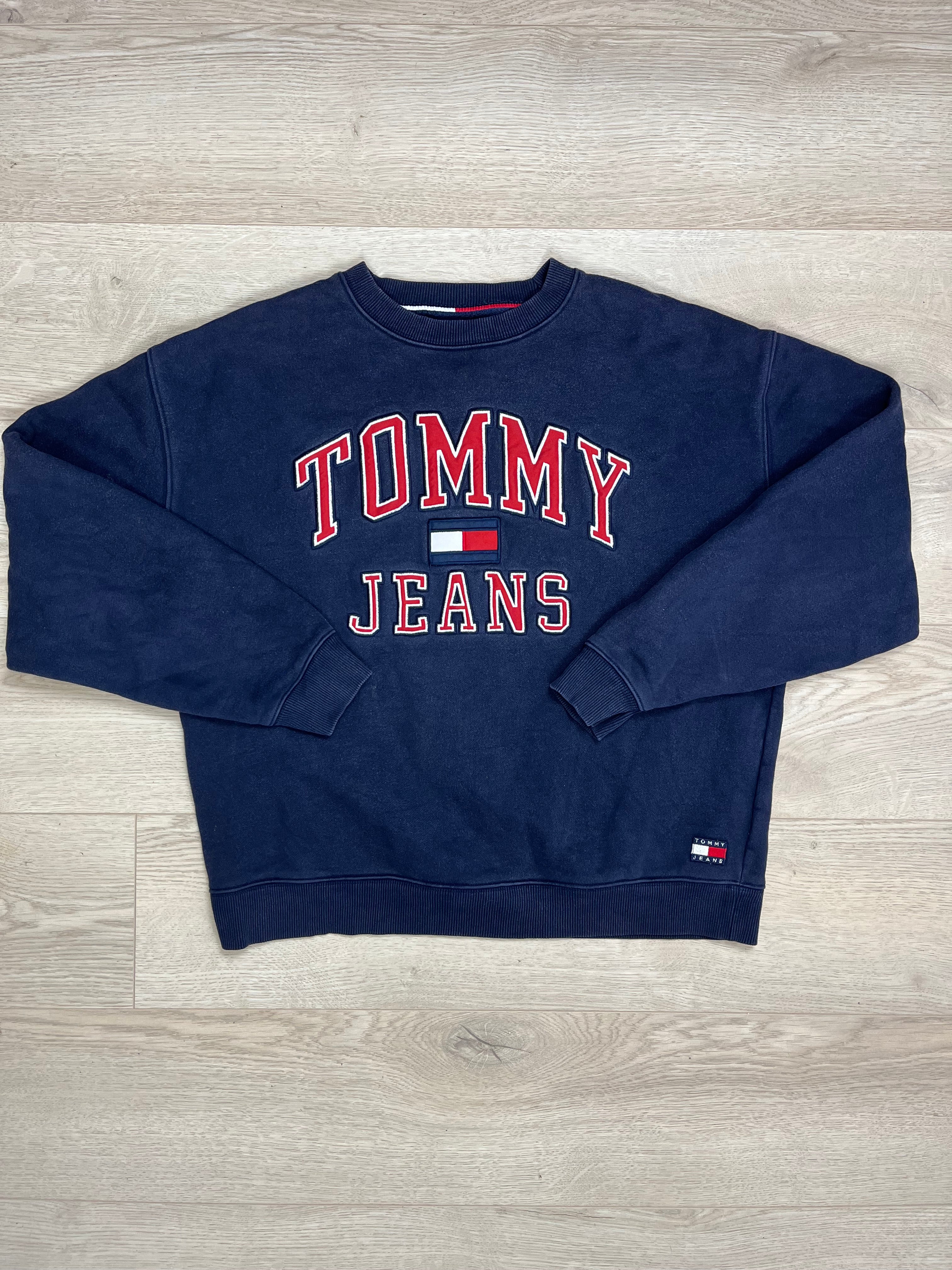 Vintage Tommy jeans Hilfiger Navy sweatshirt 