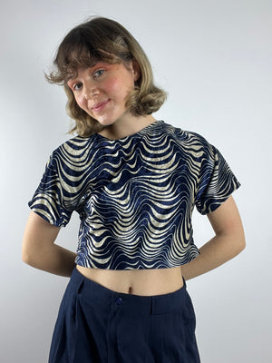 Vintage patterned top