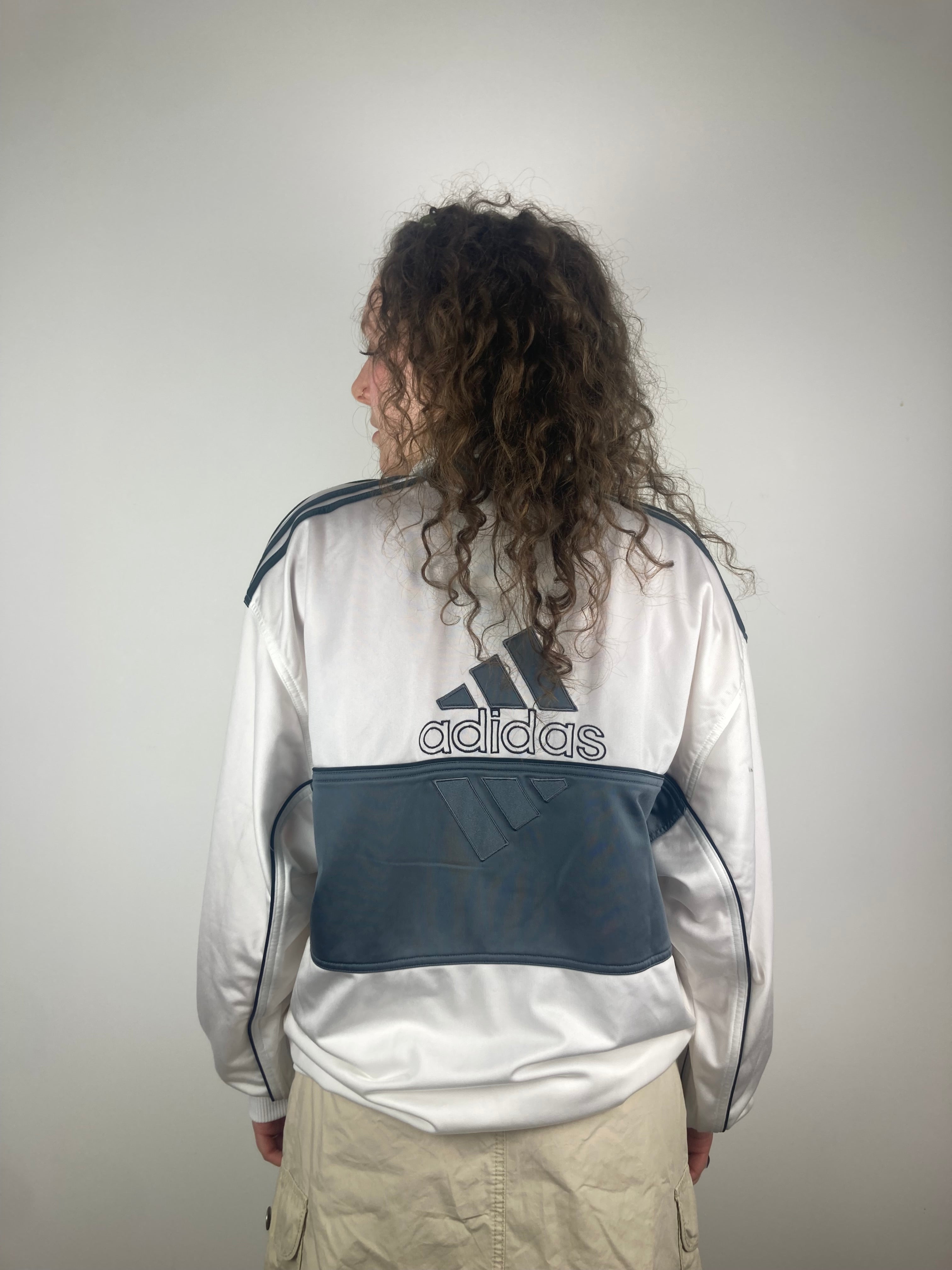 Vintage white sports jacket adidas