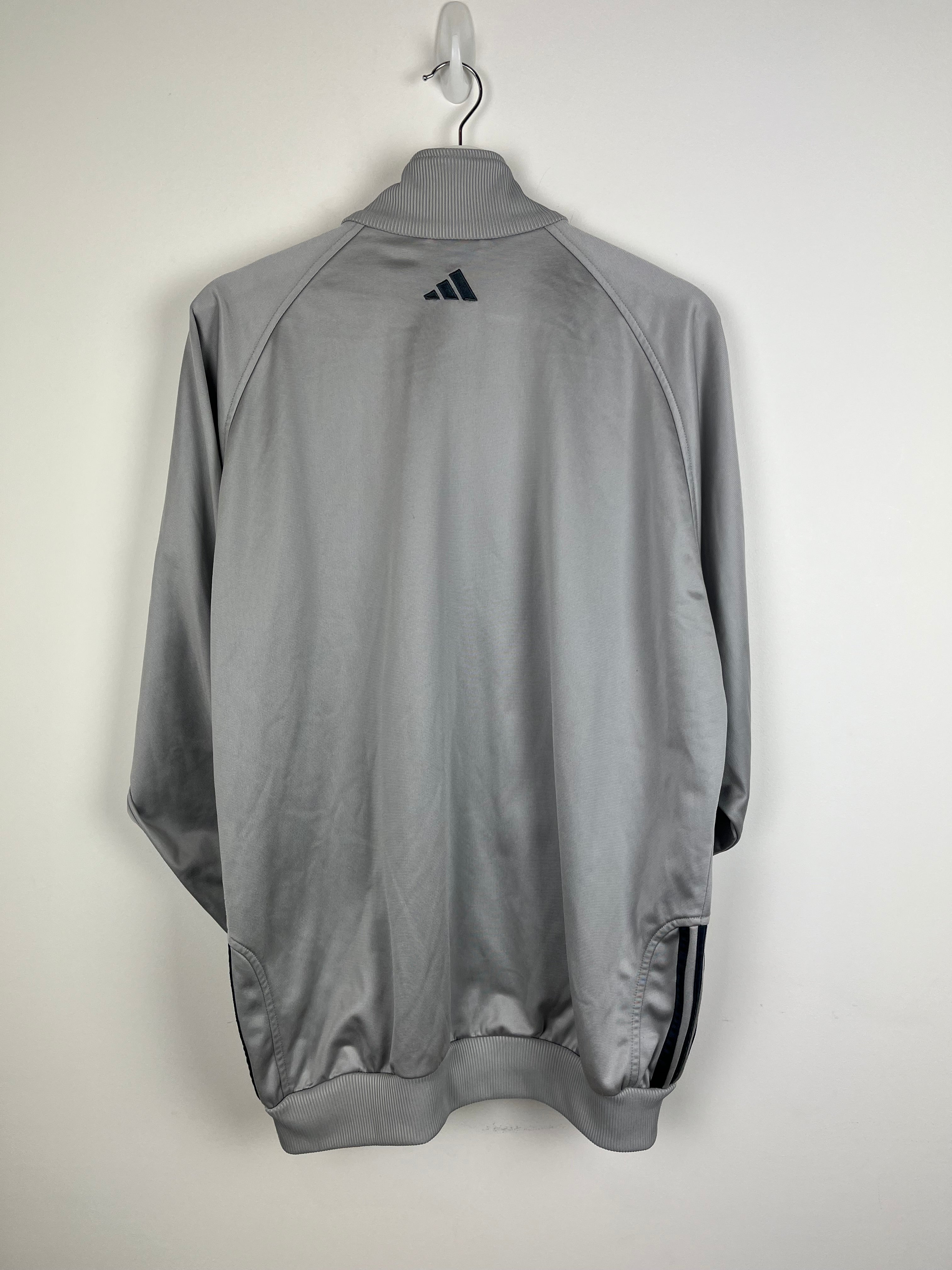 Vintage Grey Adidas Sports Jacket (L)