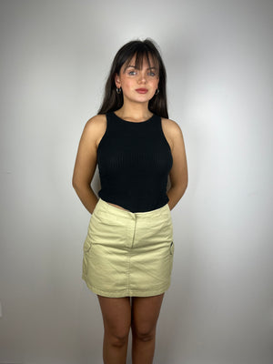 Vintage Y2K cargo style mini skirt