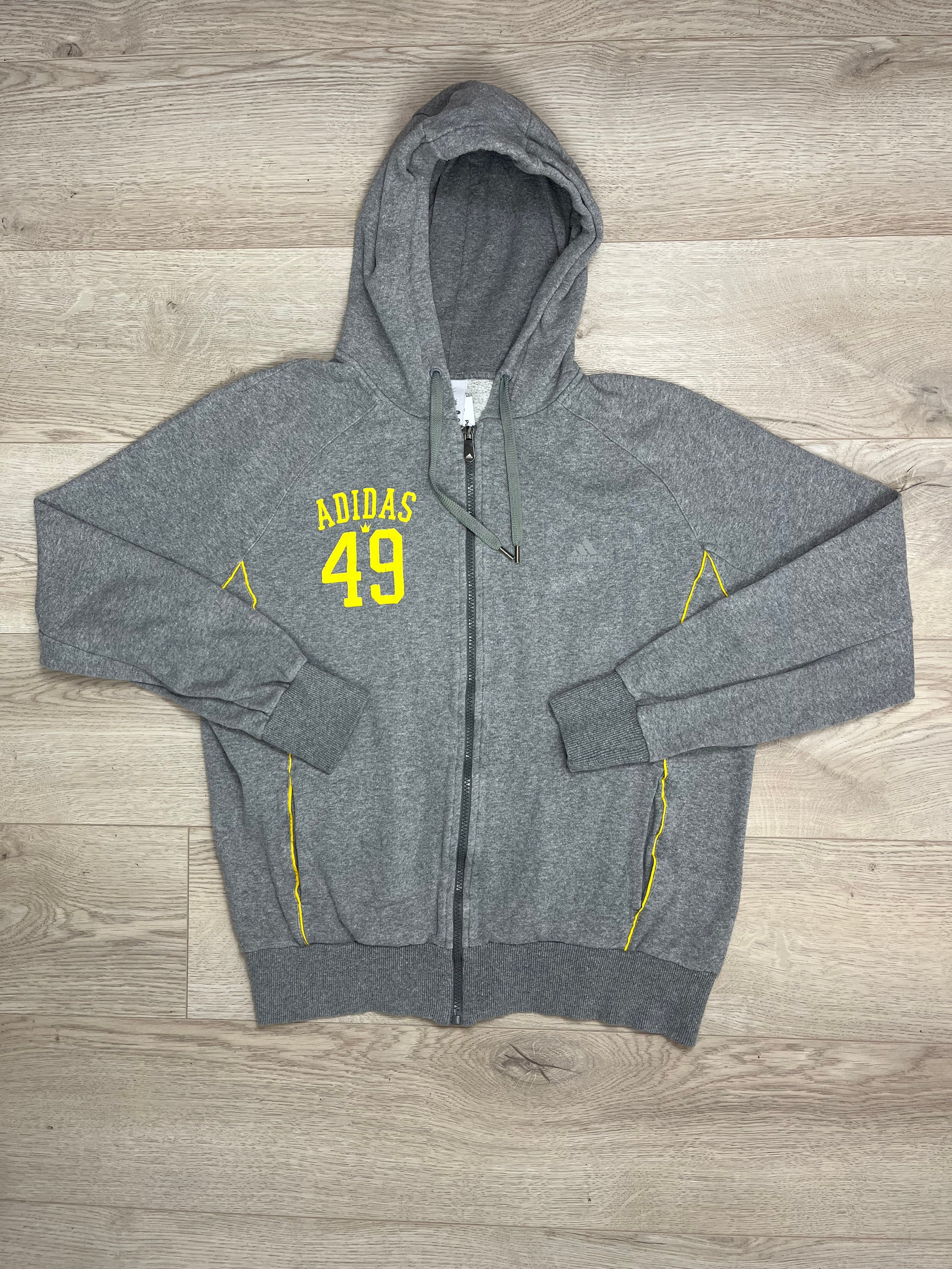 Vintage Grey Adidas Hoodie