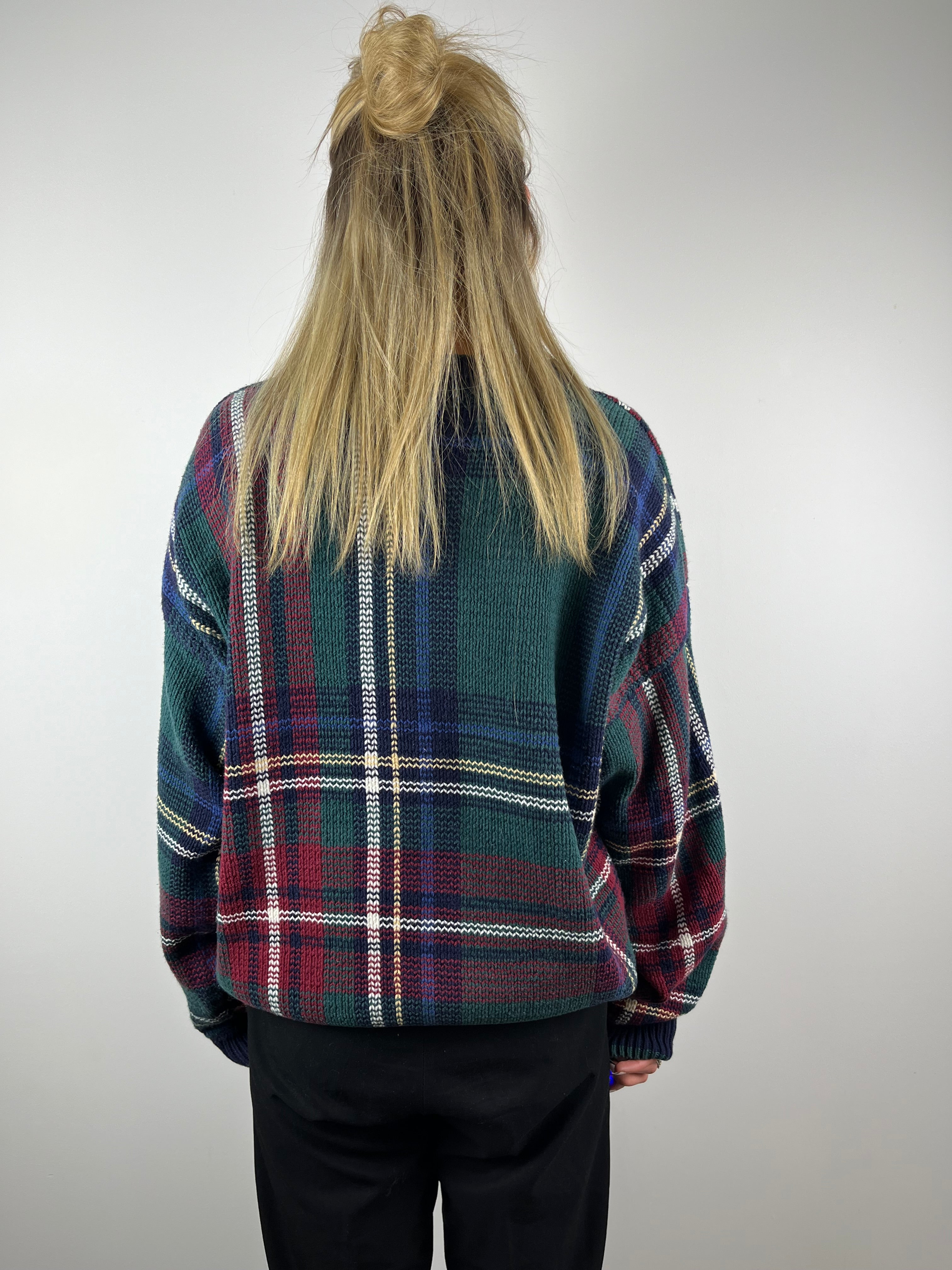 Vintage Tartan Knit (M)