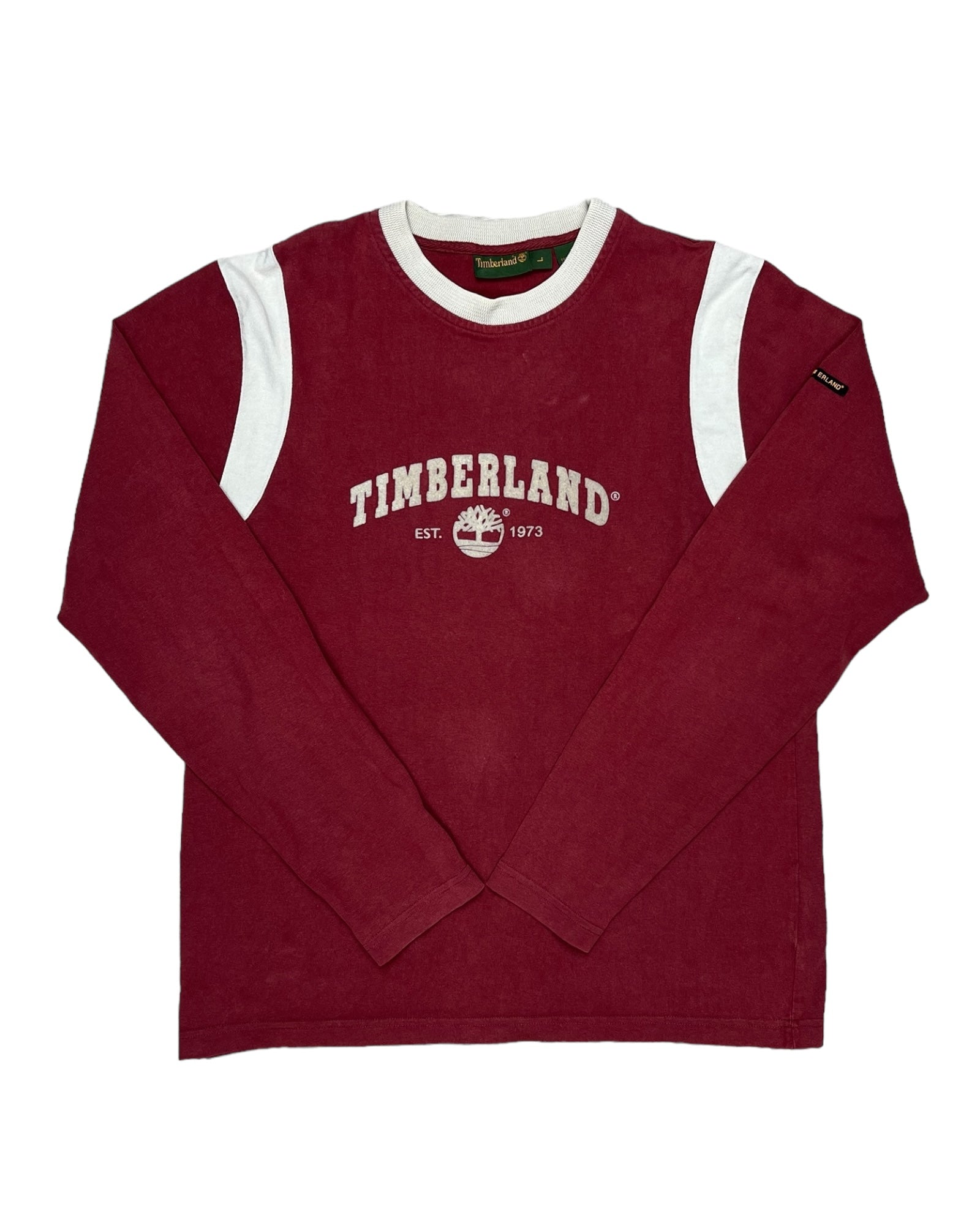 Vintage red timberland longlseece tshirt