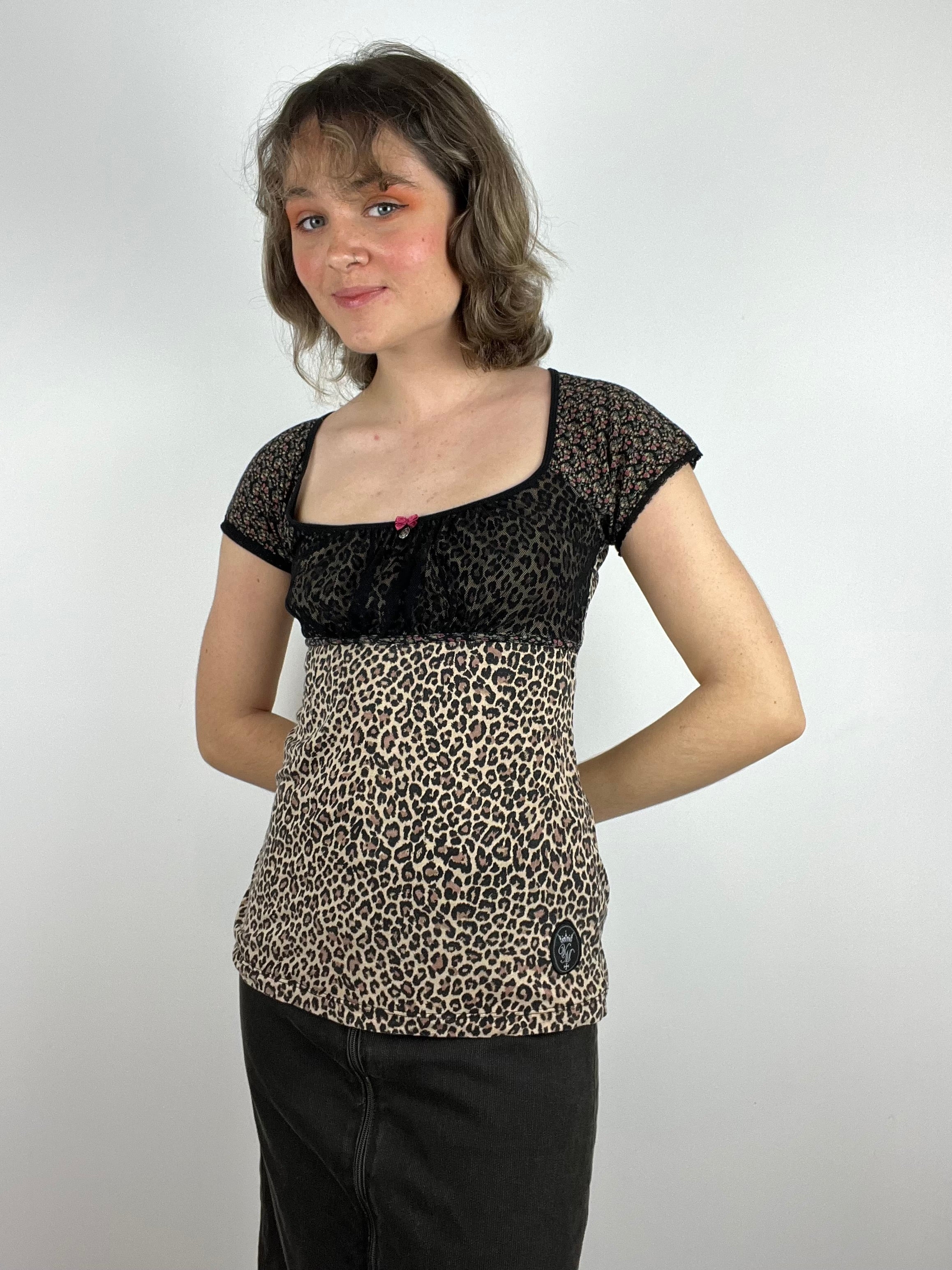 Vintage Vive Maria Cheetah Top