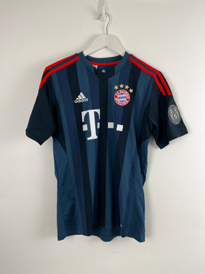 Adidas Bayern Munich red and navy jersey 