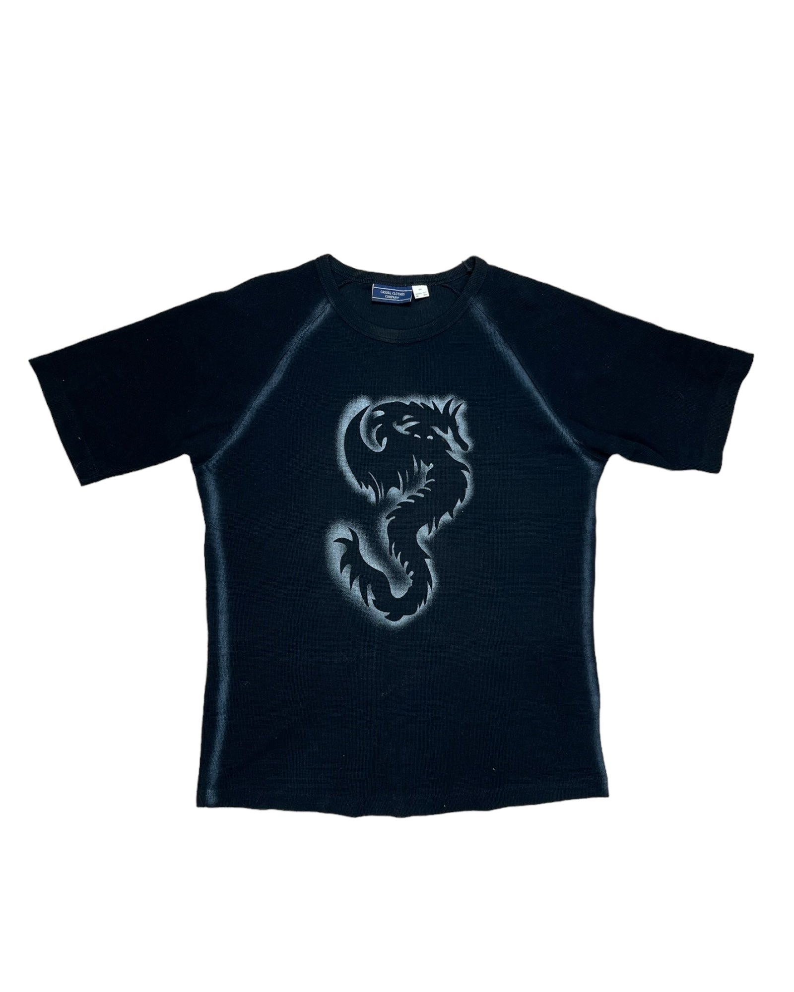 Vintage black dragon y2k tshirt