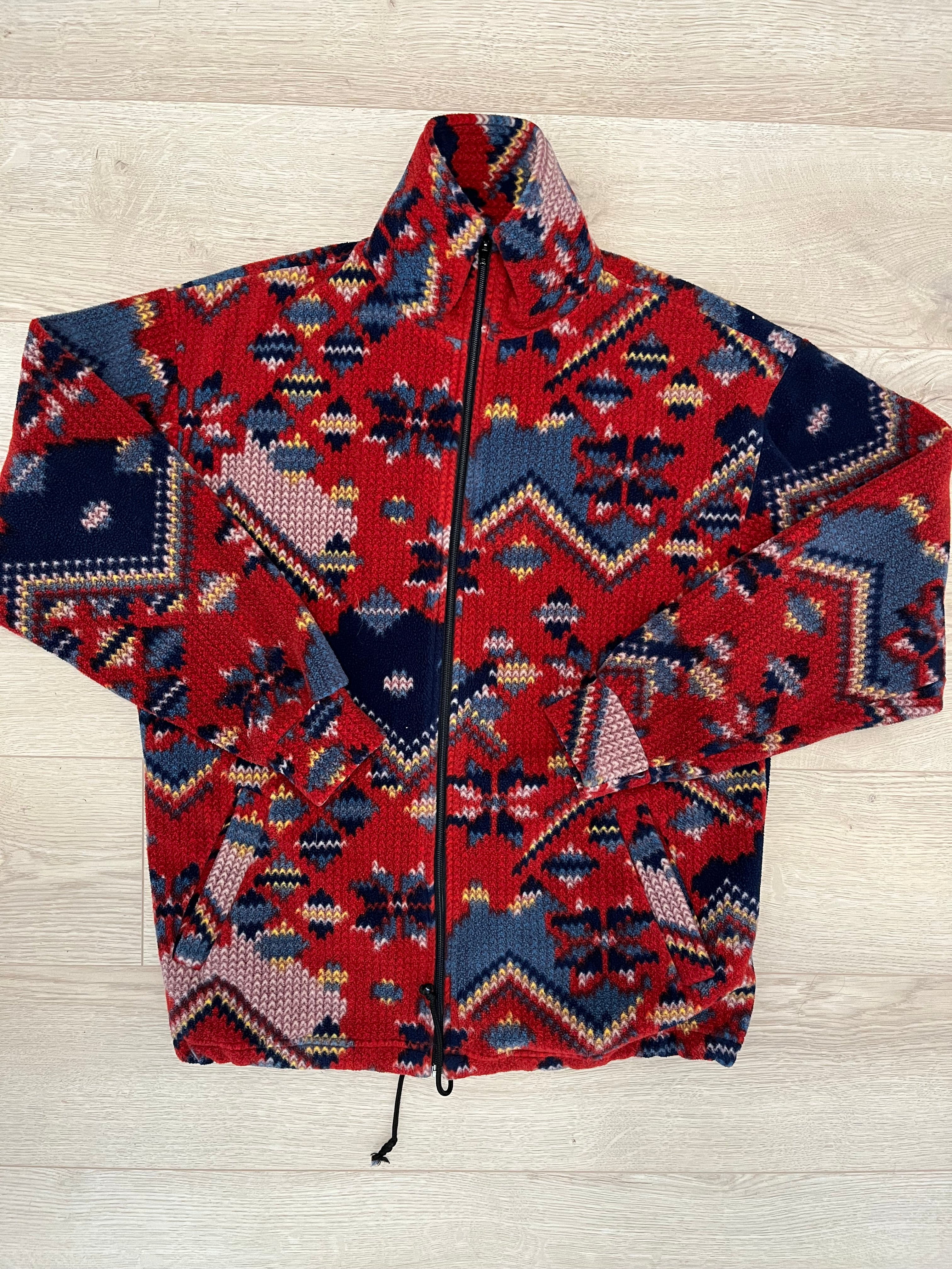 Vintage patterned fleece 