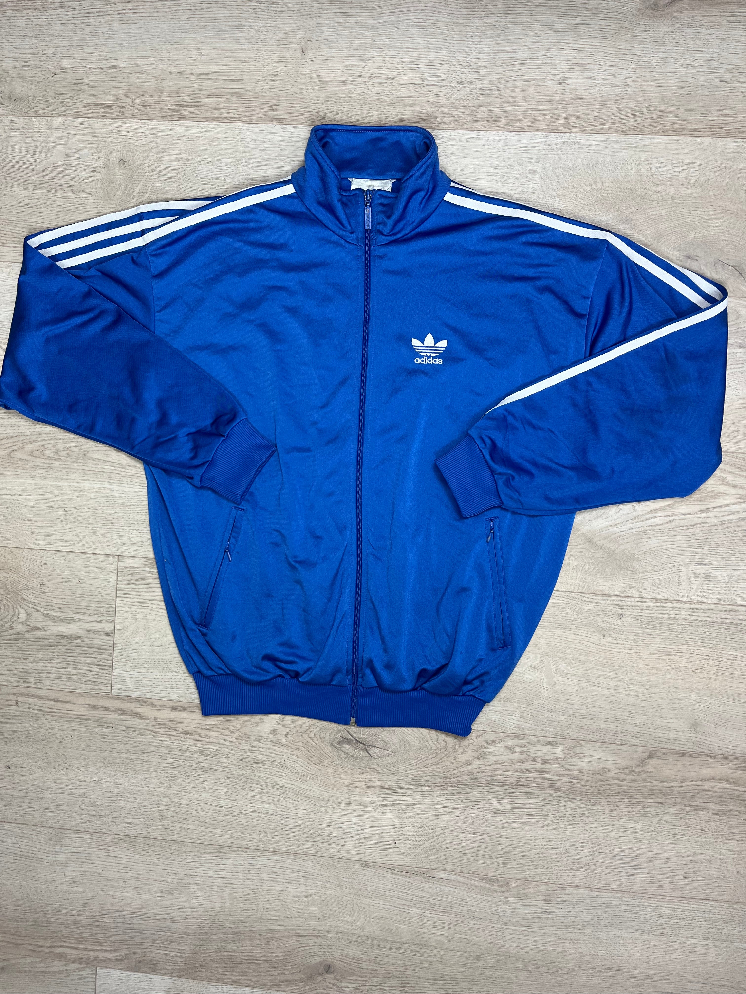 Vintage blue adidas sports jacket 