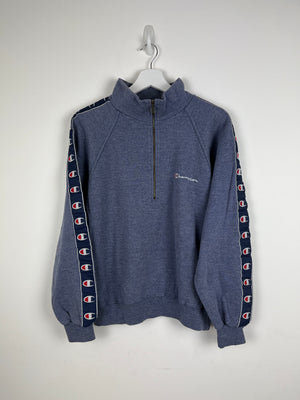 Vintage blue champion zip up sweatshirt 