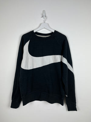 Vintage black Nike swoosh sweatshirt 