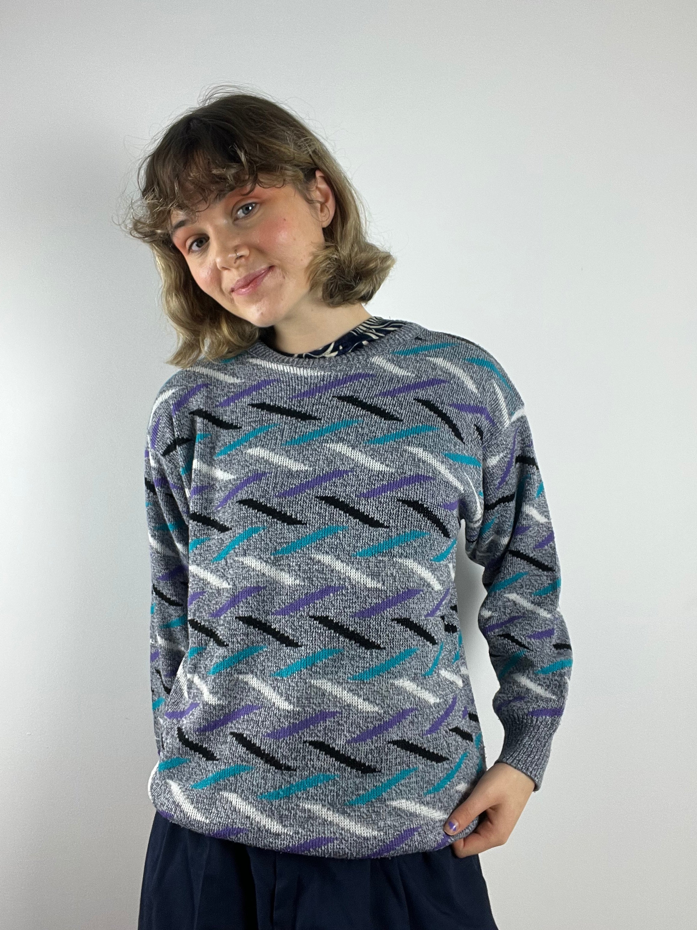 Vintage patterned knit 