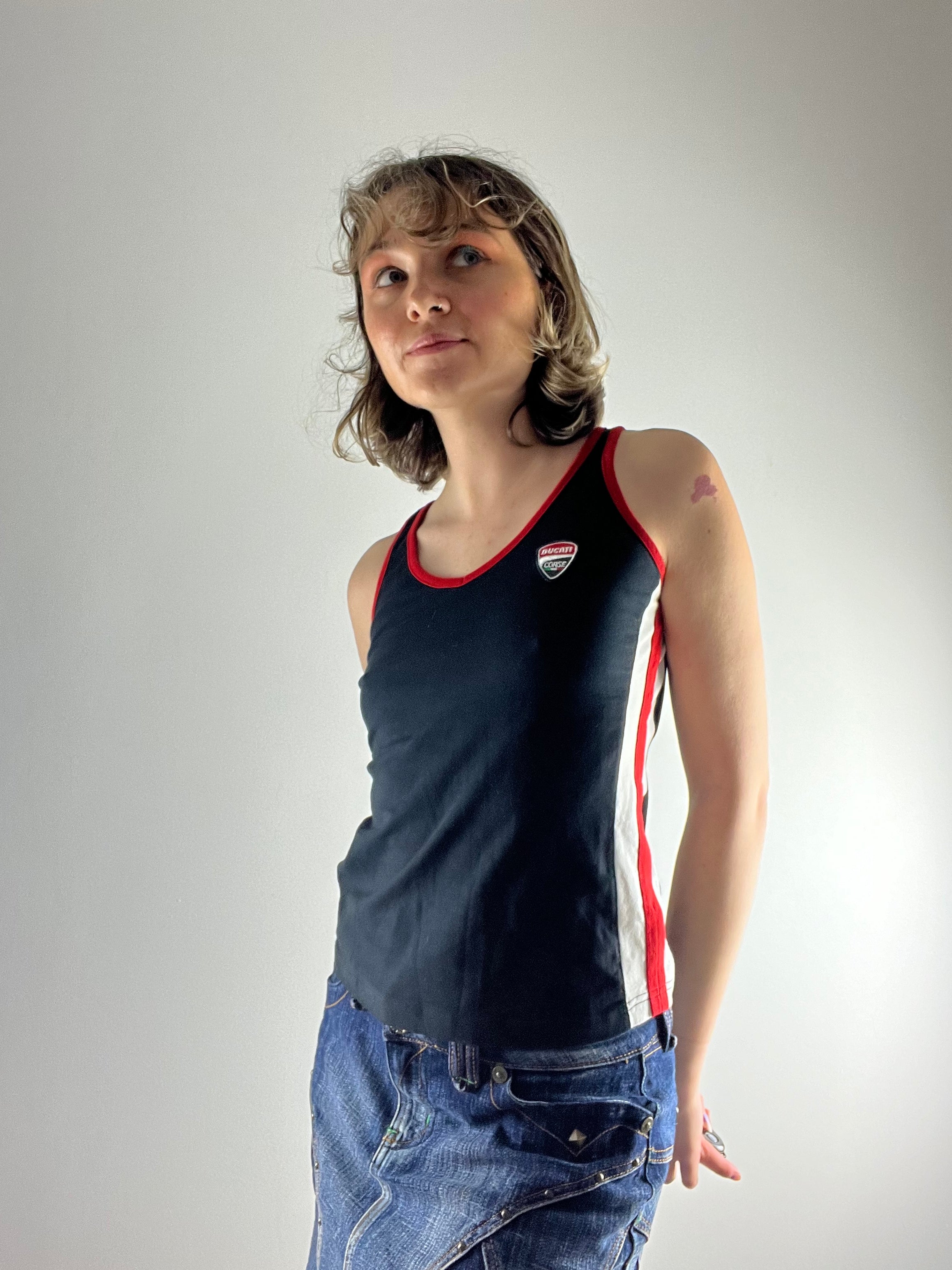 Vintage sporty tank top