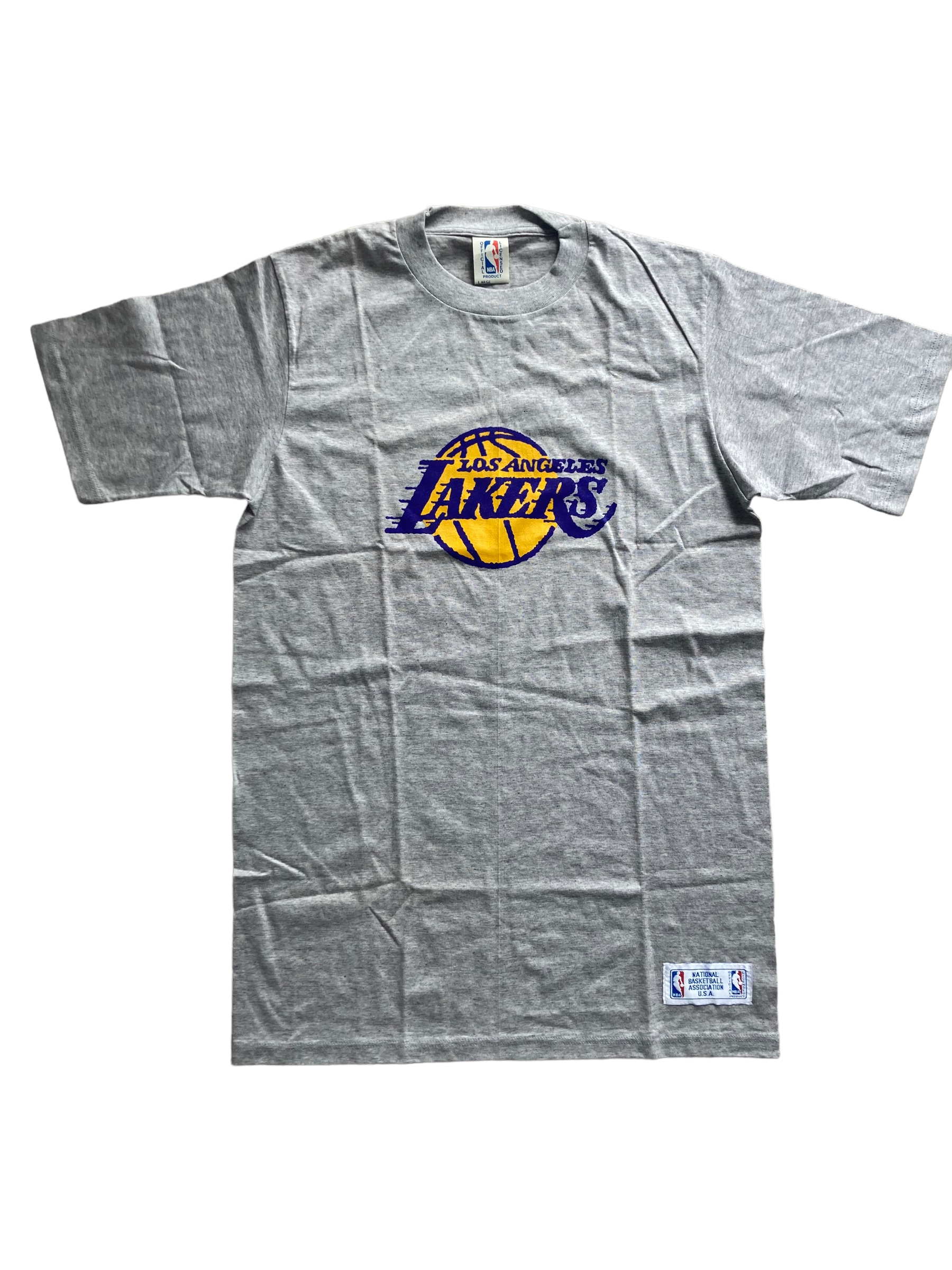 vintage grey los angeles lakers tshirt