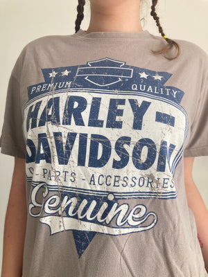 vintage taupe harley Davidson tshirt