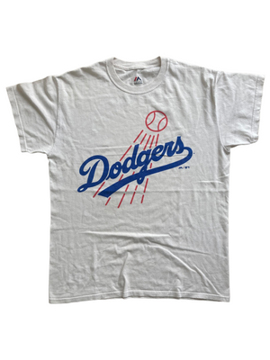 vintage white dodgers tshirt