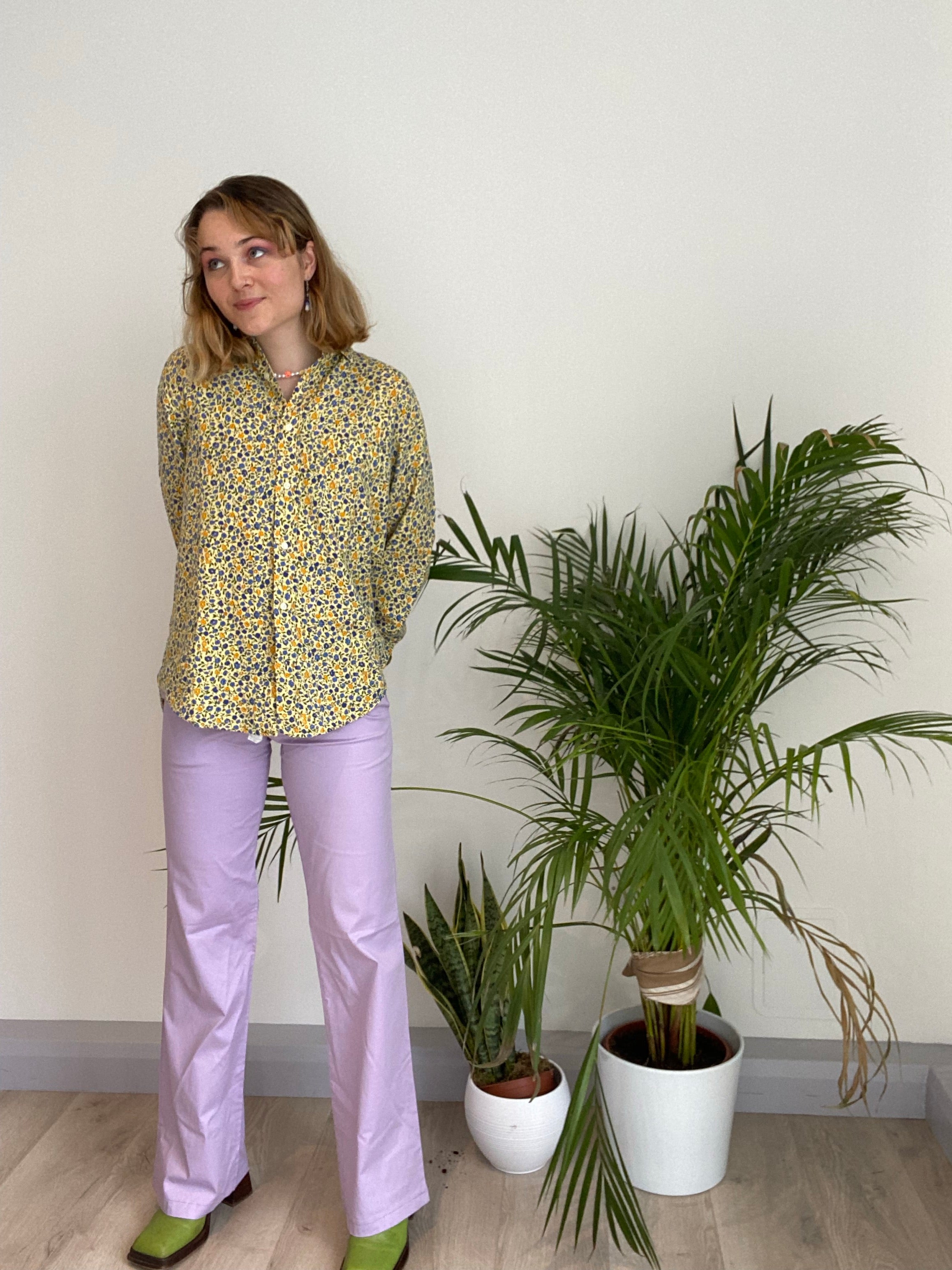 Vintage Floral Blouse