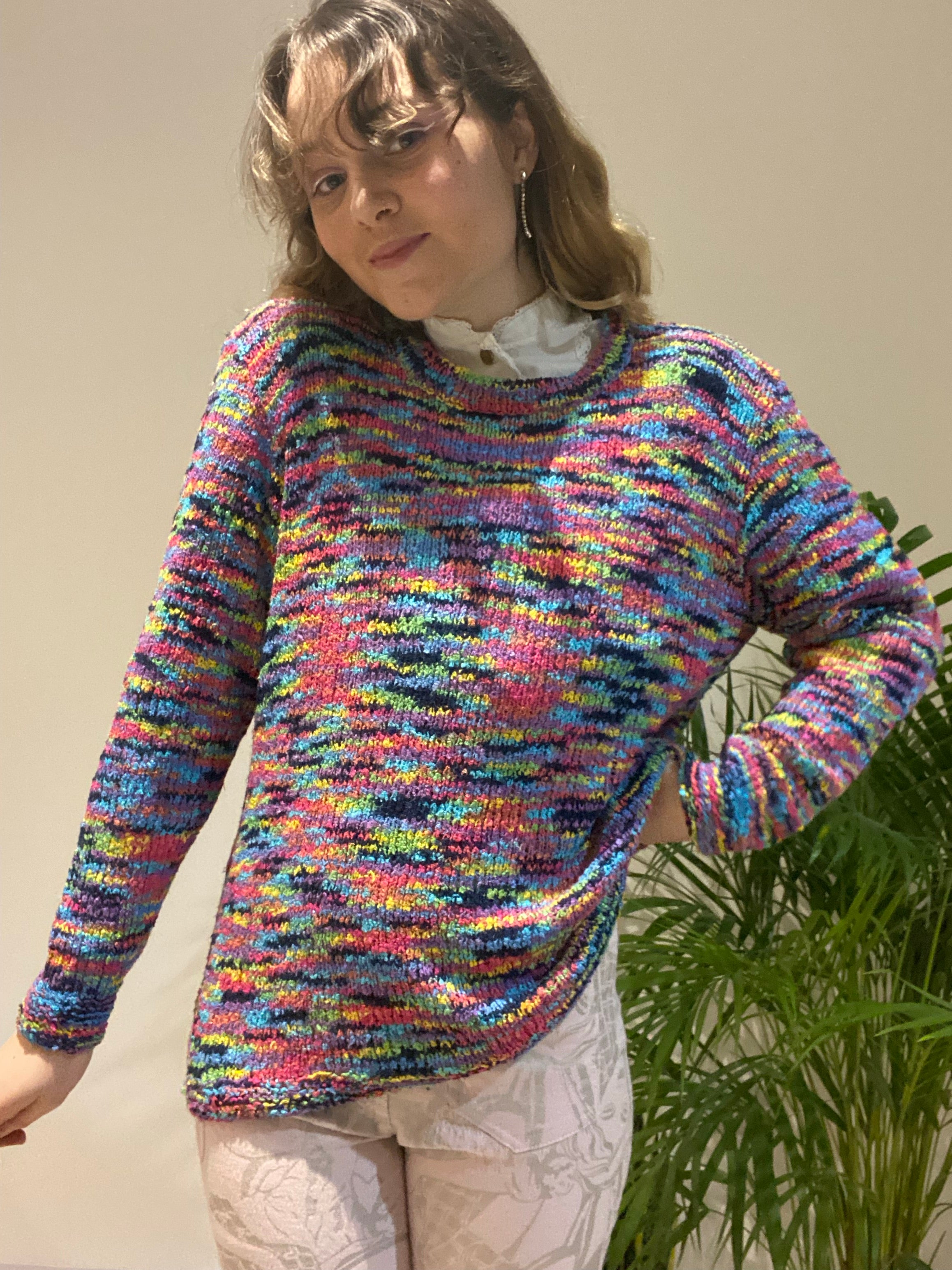 Vintage Multicoloured Knit (S)