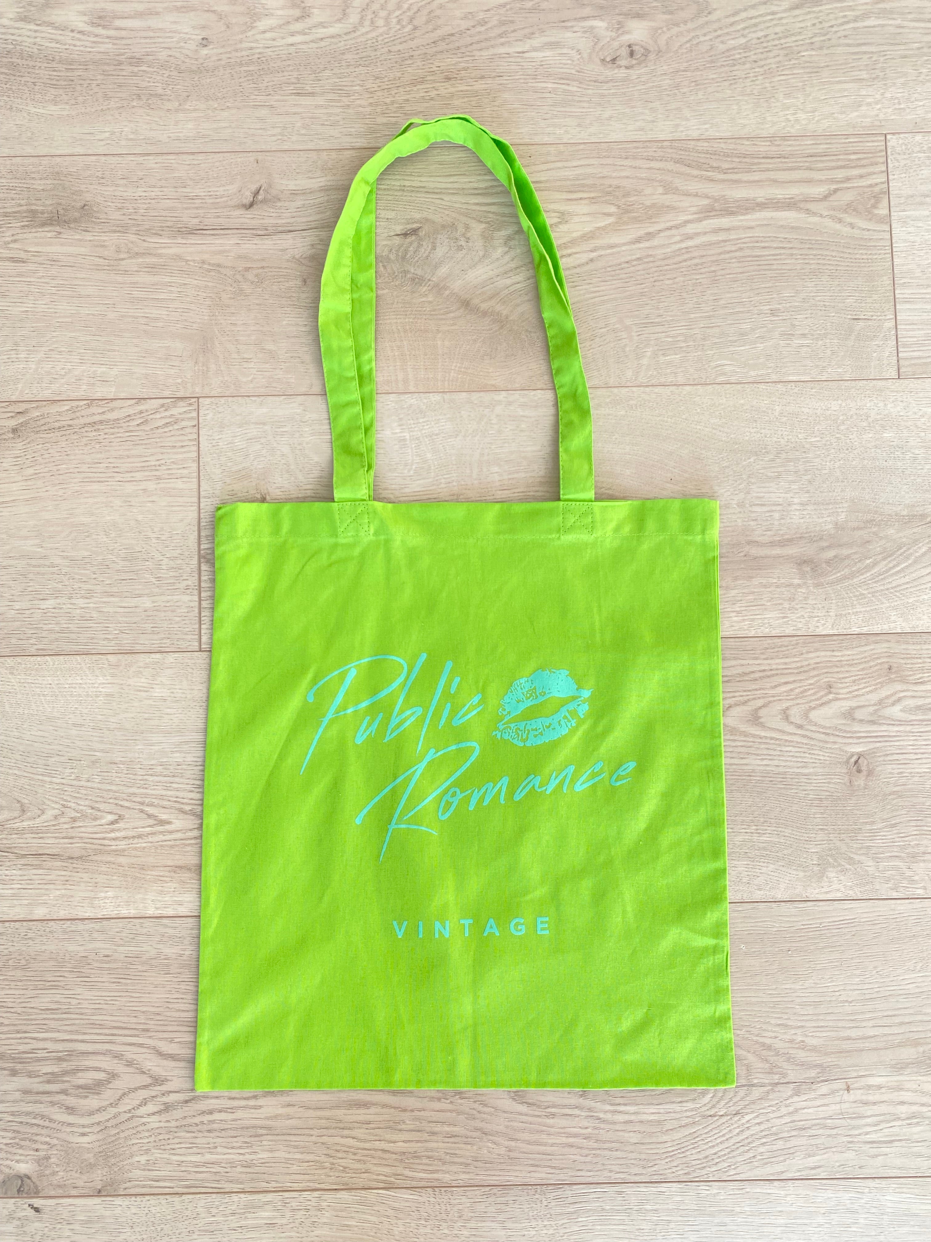 Green Public Romance Tote Bag